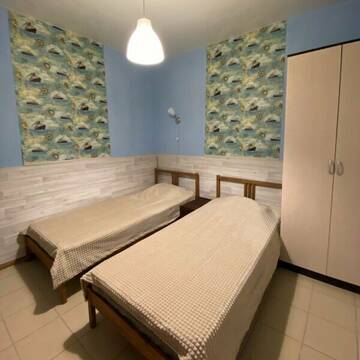 Двухместный номер с 2 отдельными кроватями в Гостевом доме Green House